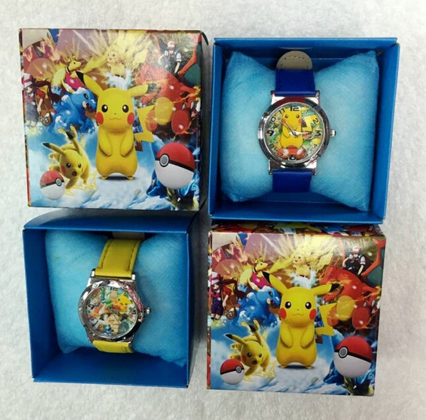 retail Wholesale Cartoon kids boys girls children cartoon quartz Children Wristwatch Watches With Boxes Party Favors Gift