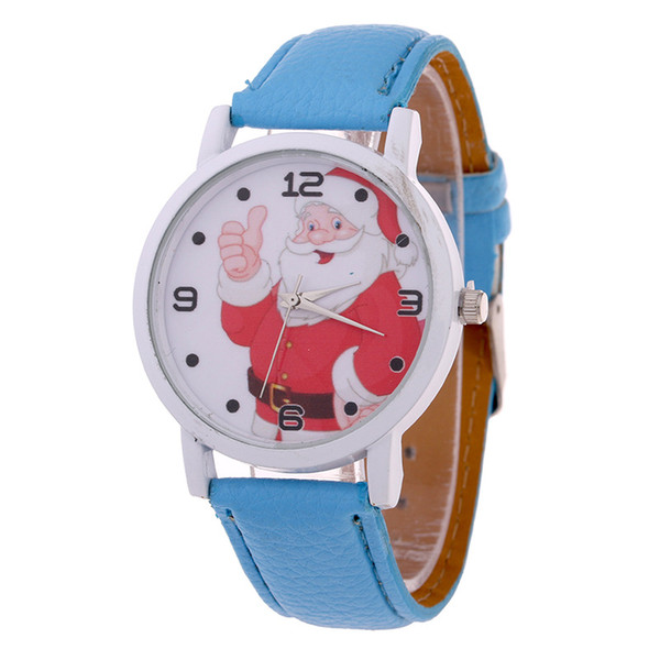 Children Girls boys Watches Fashion Women leather Santa Claus Quartz Watch For Kid Christmas New Year gifts Cartoon Wrist kids watches new