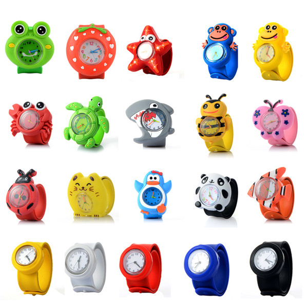 Kids Watch 3D Cartoon Animal Quartz Wristwatches Sport Children Watches Gifts For Cute Baby Girl Student Clock Slap Watch