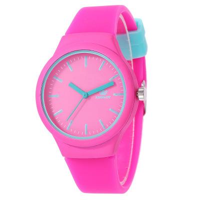 Silicone Strap Children Watches High Quality Fashion Stud Student Cartoon Watch Cheap Boys and Grils Sports Wristwatch 7 Colors Wholesale