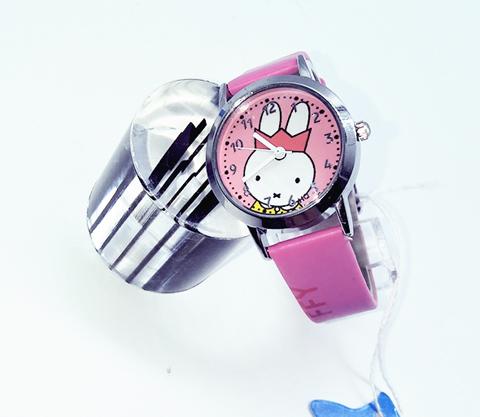 wholesale 10pcs New arrive Children Watch Fashion Girl Kids Student Cute cat dial Leather strap quartz watch WristWatches