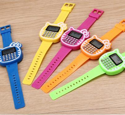 Student Calculator Electronic Watch Children's Cartoon  Hello Kitty Table Fashion Multi-Functional Practical Student Cute