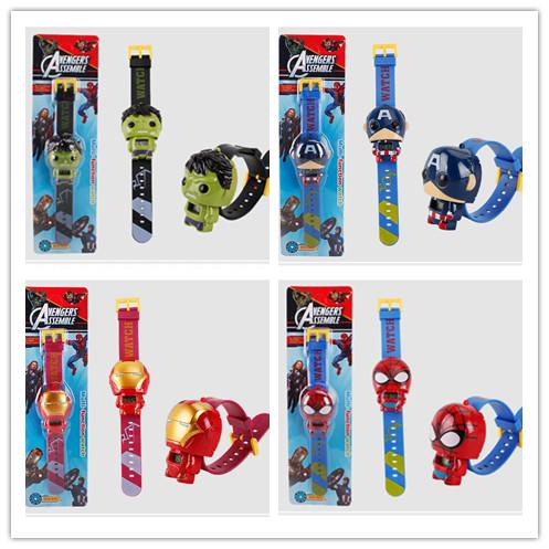 New arrival Kids LEDDigital Children Watch Cartoon Sports Watches The Avengers Toys Boys Wristwatches Drop Shipping