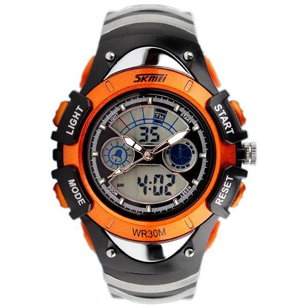 SKMEI Fashion Kids Watches Sports 5 Colors Digital Rubber Children Watch Boy Waterproof 3Bar Gift Watches Student Stopwatch 0998