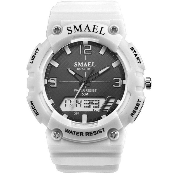 SMAEL Fashion Brand Kids Watch LED Digital Quartz-Watches Boy Girl Student Multifunctional Dual Display Watch Wrist Watches For Children289