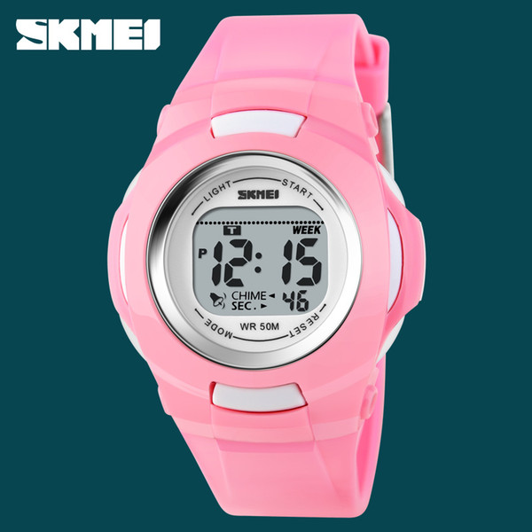 SKMEI Brand 1094 Outdoor Sport Children Watches Digital Display Alarm Clock Calendar Waterproof Kids Wristwatches