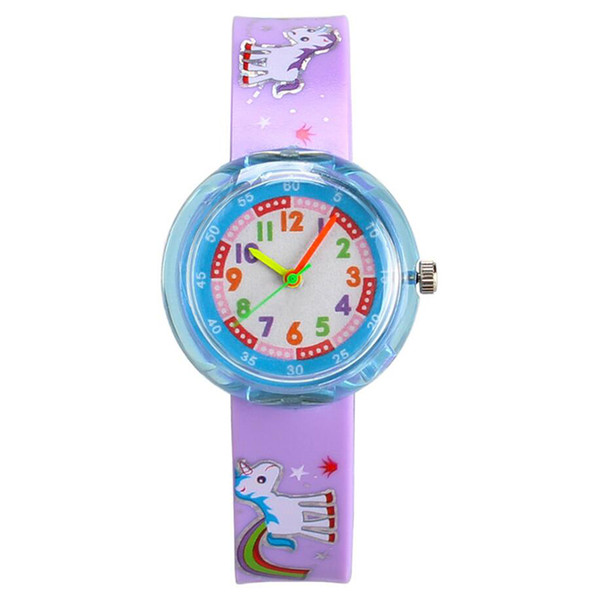 2019 Children's Watches Cartoon Kids Silicone Wrist Watches kid Baby Watch Clock Quartz Watches for Girls Boys Gifts Relogio Montre