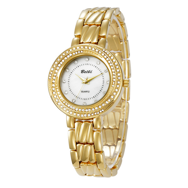 2019 Top Luxury Quartz Women's Watch Wristwatches Casual Fashion Regular Multi Color Worth Buying High Quality Wholesale BELBI 9826
