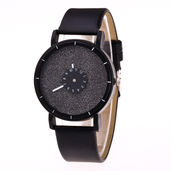 Wristwatches For Men & Women High Quality Creative Couple Watches New Fashion PU Leather Strap Quartz Casual Watches