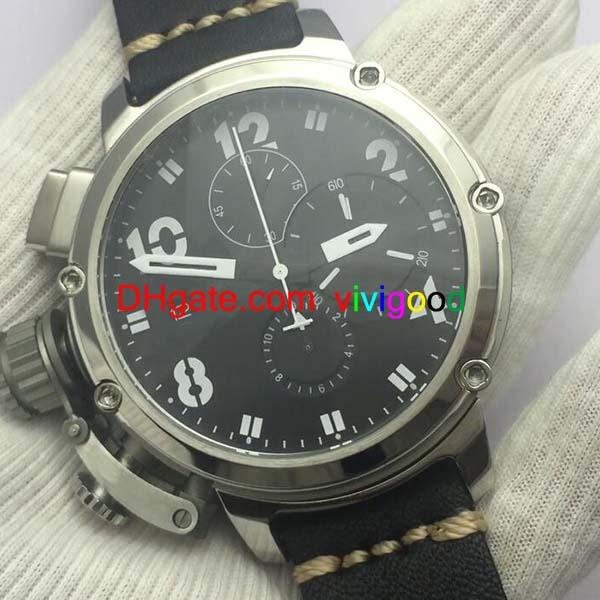 Free shipping NewTop Quality Luxury Brand U Boat Wristwatch quartz Sport Mens Watch Men's Watches U 1001 watch