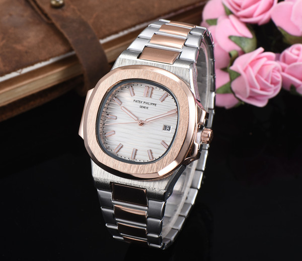 Swiss Luxury Brand watch Fashion designer women watches stainless steel mens quartz watch gold casual business watches relogio masculino