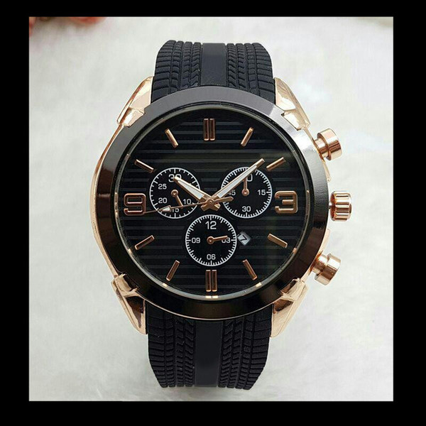 relogios masculinos 45mm high quality top brand gold watches men luxury designer fashion big bang quartz automatic day date master clock