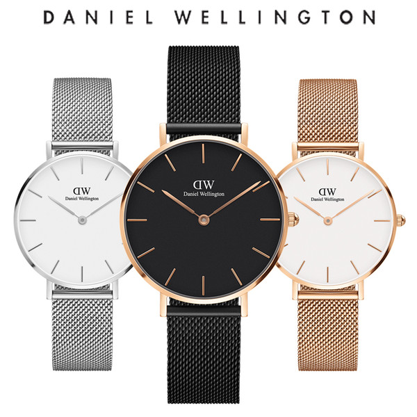 2019 New Daniel watches Girls Steel strip 32mm women watches Fashion Luxury Quartz Watch Clock Relogio Feminino Montre Femme