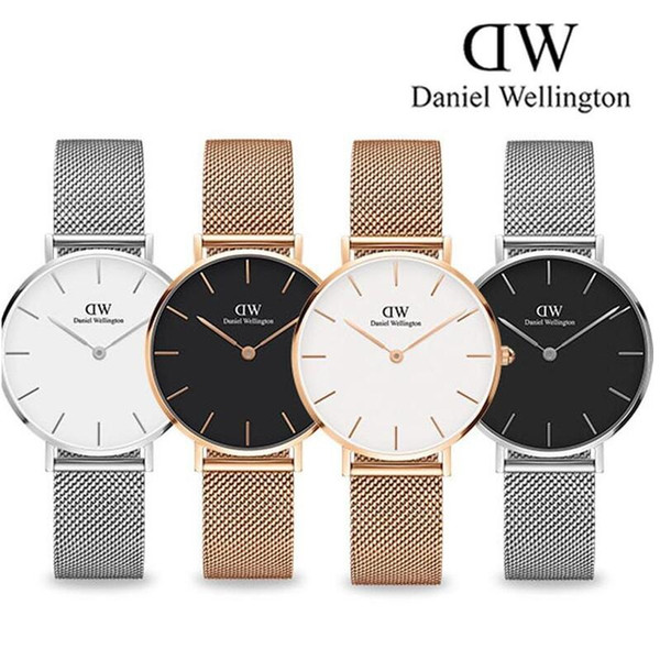 New Small dial Steel strip Daniel Wellington watches 40mm women watches Fashion luxury watches Quartz watch Montres homme Relogios homem