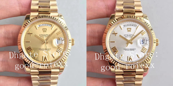 40mm Men's Watches NoobF Factory Automatic Cal.3255 Watch 18K Yellow Gold Men Day Date II M228238 President N Oyster Bracialet Wristwatches