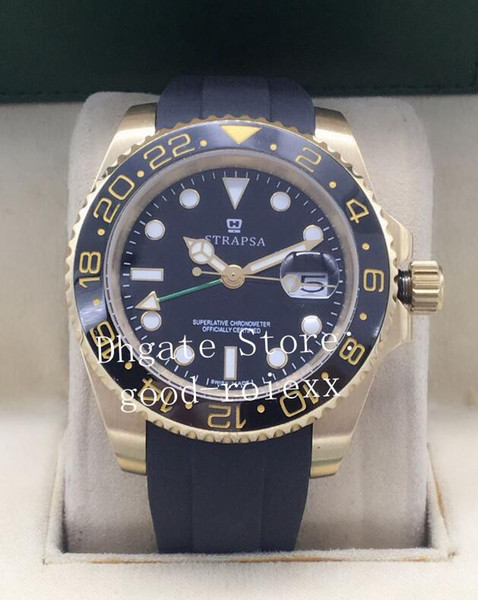 Luxury Mens Automatic 2813 Watch Men Rose Gold Master 116713 126711 116718 126715 116710 116719 126719 126710 126719 Batman Gmt Watches