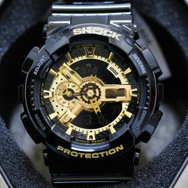 2019 AAA Drop shipping top quality men women sports watch 48 time zone digital watch G*110 military watch