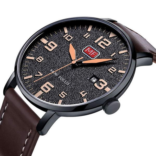 2019 Men Ultra Thin Quartz Sports Watches Men Brand Luxury Analog Date Clock Male Leather Strap Military Wrist Watch