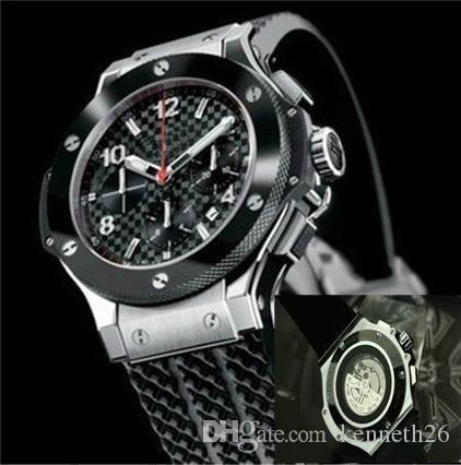 New silver Mens A2813 Automatic movement F1 Watch Big Bang men Mechanical Watches Fashion Sports Wristwatch