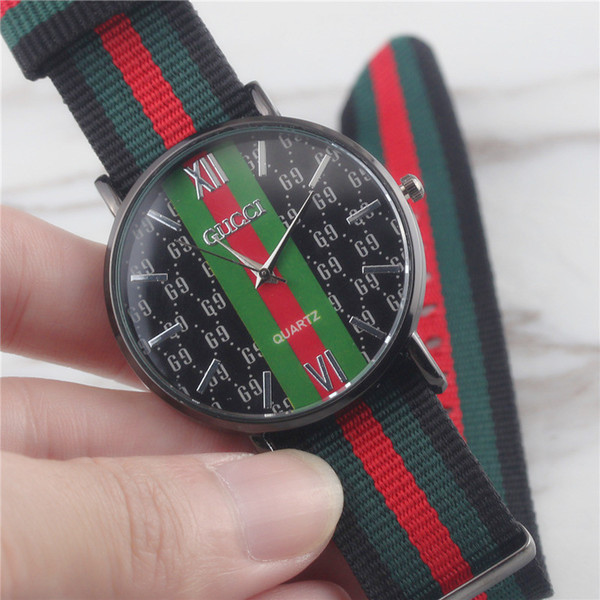 New Man Fashion Colorful Nylon Wristwatches Luxury Brand Sports Military Male Clock 40MM Orologio Casual Relógio masculino With Box