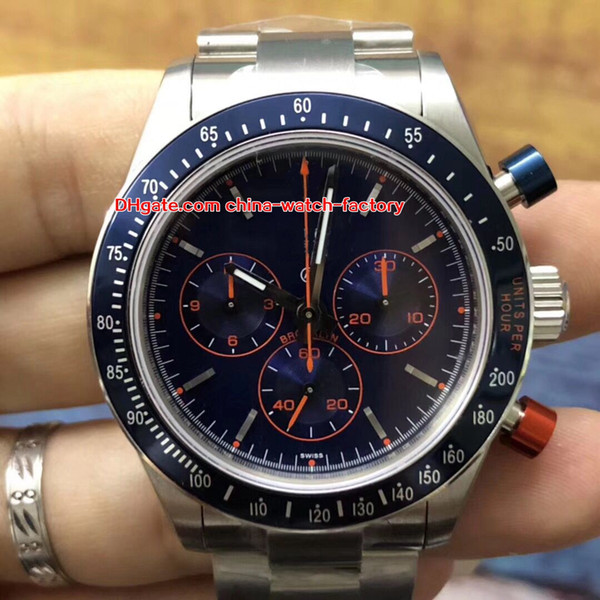 Hot Items Top Quality Perpetual CAL.4130 Movement 40mm Blue Dial Cosmograph Chronograph Workin Transparent Automatic Mens Watch Watches