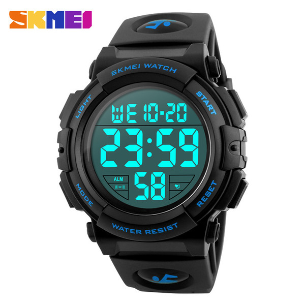 SKMEI Fashion Outdoor Sport Watch Men Multifunction Watches Military 5Bar Waterproof Digital Watch Relogio Masculino 1258