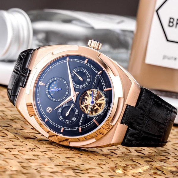 luxury mens watches top quality multifunction chronograph mechanical watch 007 james bond male clock professional designer wristwatches