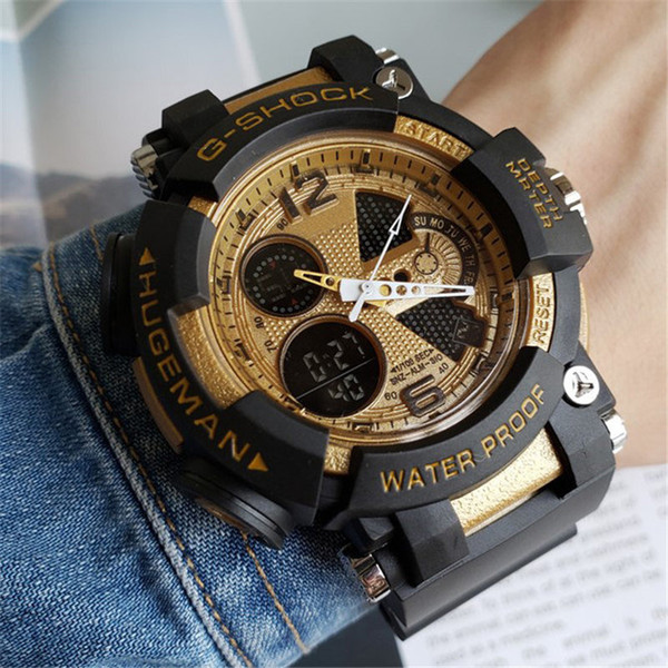 G100 luxury watches 50mm Large dial mens watches Outdoor Military sport watch atmos clock watches for mens Give Original box