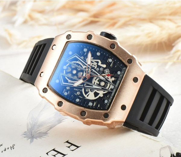 2019 New Casual Fashion Hollow Ghost Head Skeleton Watches men Top Brand Luxury Army Skull sport quartz watch