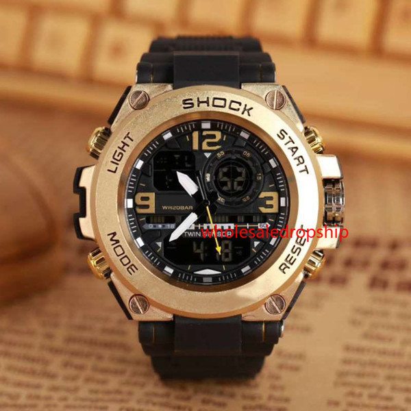 2019 G Style Mens Watches LED Outdoor Man WristWatch Military Digital Clock Watch reloj hombre Date Male Alarm Watches