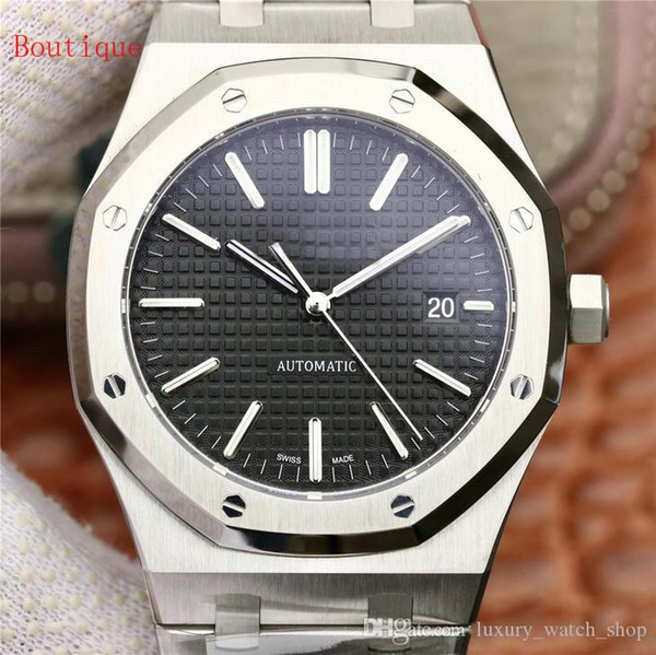 mens watch classic style 15400 Series 41mm automatic mechanical watches stainless steel strap Multiple Colors top wristwatch