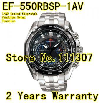 Wholesale-EF-550RBSP-1AV New EF-550RBSP-1A EF 550RBSP 550 Sports Chronograph Men's Watch watch quartz movement watch safe Swing Function