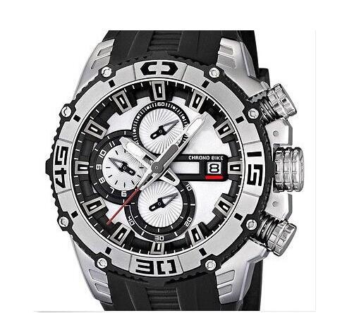 FREE SHIPPING Festina 16600 F16600-1 Men's Quartz Watch 2013 TOUR DE FRANCE White Dial Black Rubber Band CHRONOGRAPH Original Box