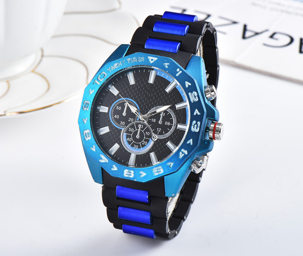 2019 Mens Watches Top  watch black watch Men's Quartz Watch Waterproof Sport Military Watches Men Leather relogio masculino