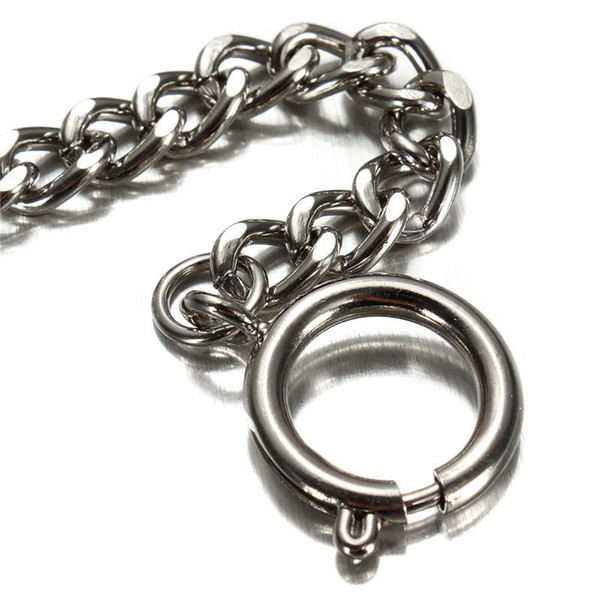 Antique Vintage Silver Alloy Chain for Fob Albert Pendant Fob Pocket Watch Holder Quartz Watches High Quality NEW
