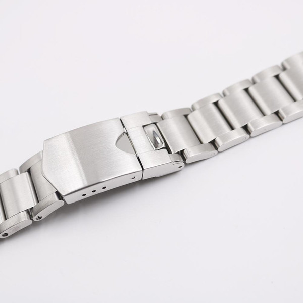 TOP GRADE 22mm High Quality 316L Stainless Steel Silver Watch Band Straps watchbands For Black Bay