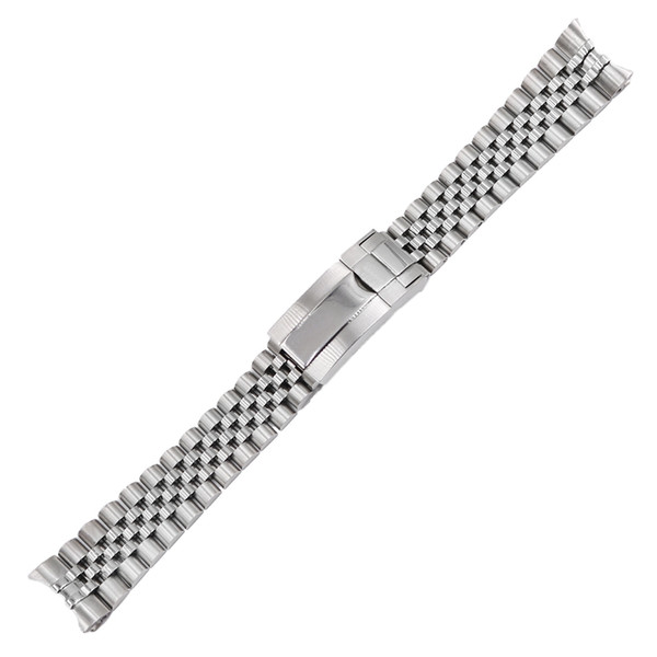 20mm 316L solid stainless steel Replacement Wrist Watch Band watchband Strap Bracelet Jubilee with Oyster Clasp For Master II