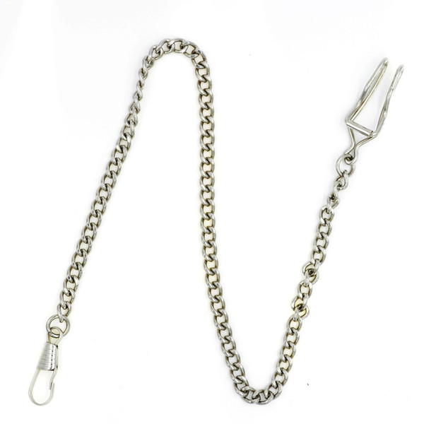 Wholesale-10pcs A LOT 34CM CLASSIC BRONZE TONE PLATED POCKET WATCH CHAIN Accessories B004