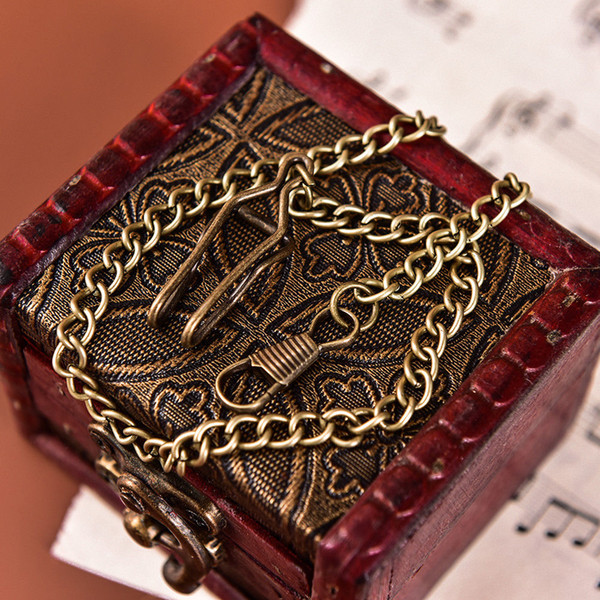 Watch Chains Chain For Antique Quartz Vintage Pocket Watch Bronze Alloy Pocket