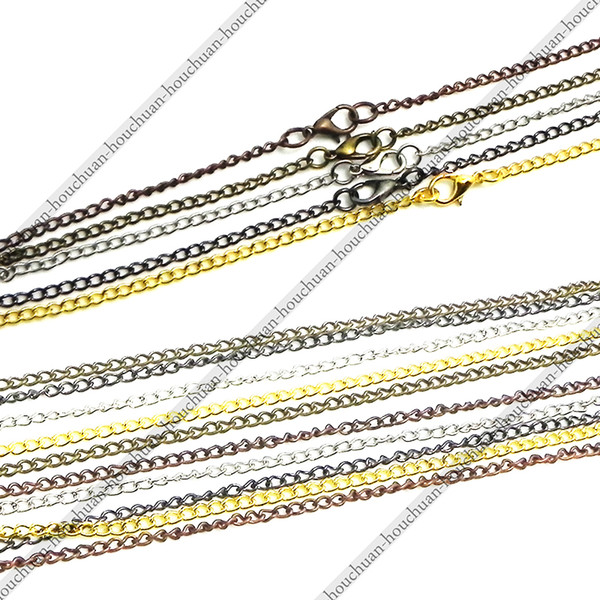 80CM Classic Pocket Watch Chain Golden Silver Black Bronze Copper Plated Pocket Watch Chain Accessories