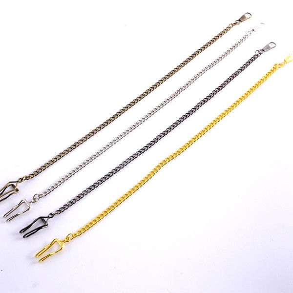 New Arrival Retail High Quality Alloy Pocket Watch Chain Black/Silver/Golden/Bronze 4 Colors For Your Choice