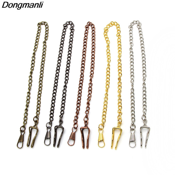 P2903 Dongmanli 38CM Vintage Pocket Watch fob Chain Fob CLASSIC BELT Accessories Pendant chains wholesale