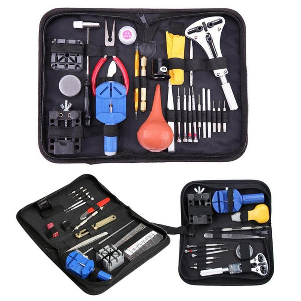 13/16/27pcs Watch Repair Tools Kit Watch Case Opener Link Spring Bar Remover Screwdrivers Tweezers Watchmaker