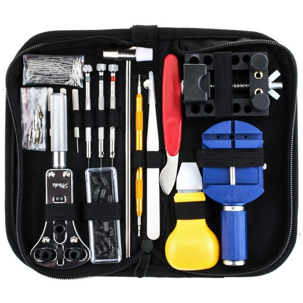 147Pcs Watch Repair Tool Kit Case Opener Link Spring Bar Remover Watchmaker Tool 20.5x10x4.5cm