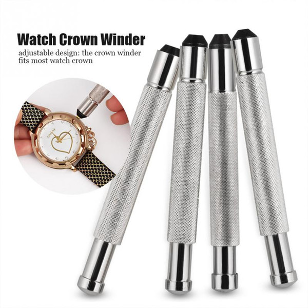 3mm 3.5mm 4mm 4.5mm Handy Wristwatch Watch Crown Winder Helper Mechanical Winding Repair Tool