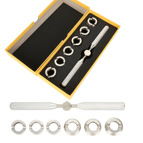 New Watch Screw Back Case Cover Opener Remover Wrench Dies Repairer Tool Set for Watchmaker Open Battery Change Tools