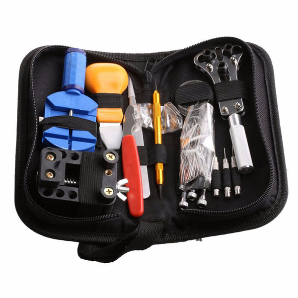 144pcs Watch Repair Kit Kit Watch Set Remover Screwdriver Set Watchmaker Remove Strap Opener Repair Table Combination