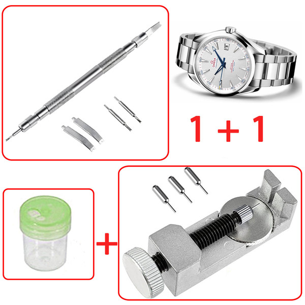 Metal Watch Band & Bracelet Link Remover + Spring Bar Repair Tool w/ Extra Pins