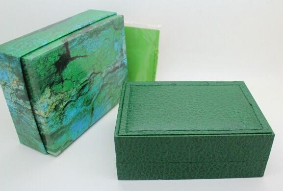 Luxury Watch Boxes Green With Original Ro Watch Box Papers Card Wallet Boxes&Cases Luxury Watches