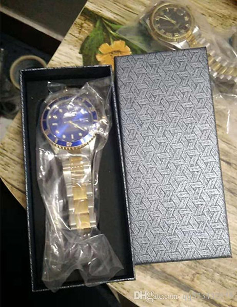 Factory Supplier Luxury Green With Original Box Wooden Watch Box Papers Card Wallet Boxes&cases Wristwatch Box